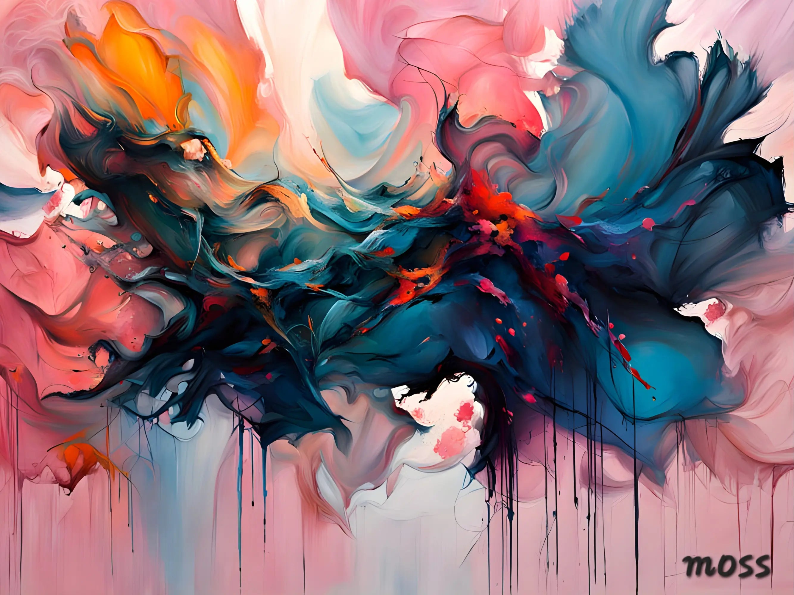 Heart of the Tempest Art - Modern Abstractions Collection - ImpresoUK